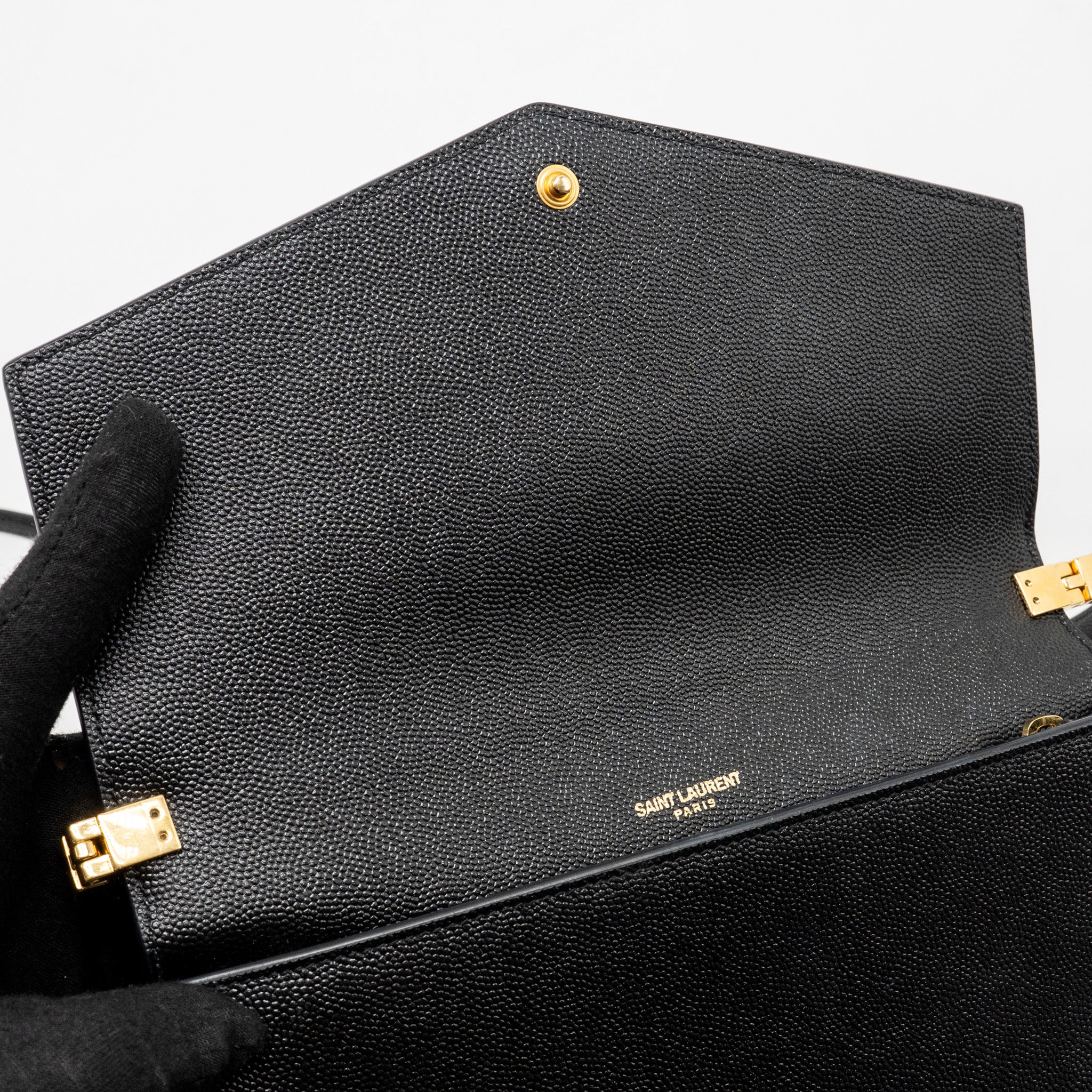 Saint Laurent/YSL Mini Uptown crossbody bag calfskin black GHW - Image 12