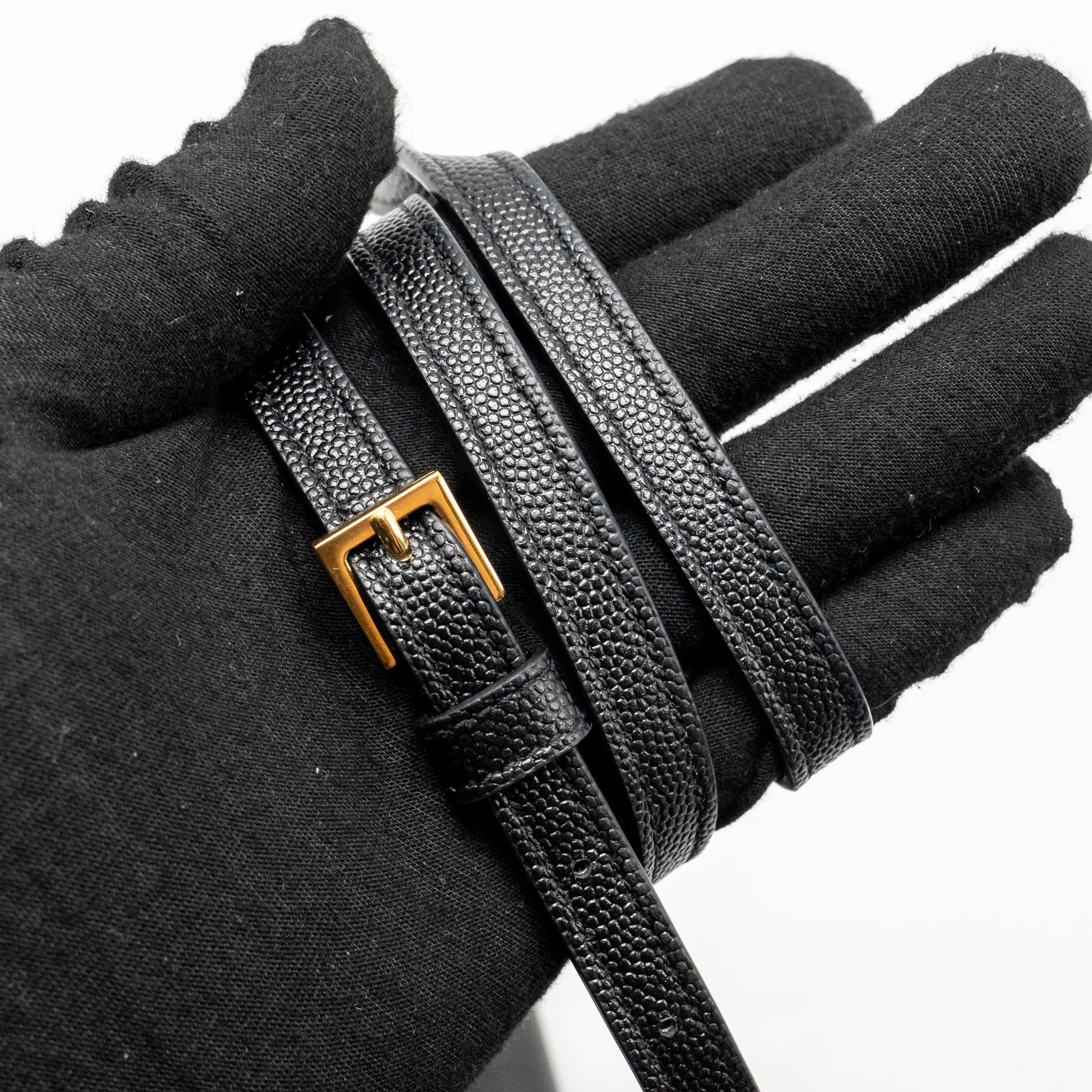 Saint Laurent/YSL Mini Uptown crossbody bag calfskin black GHW - Image 17