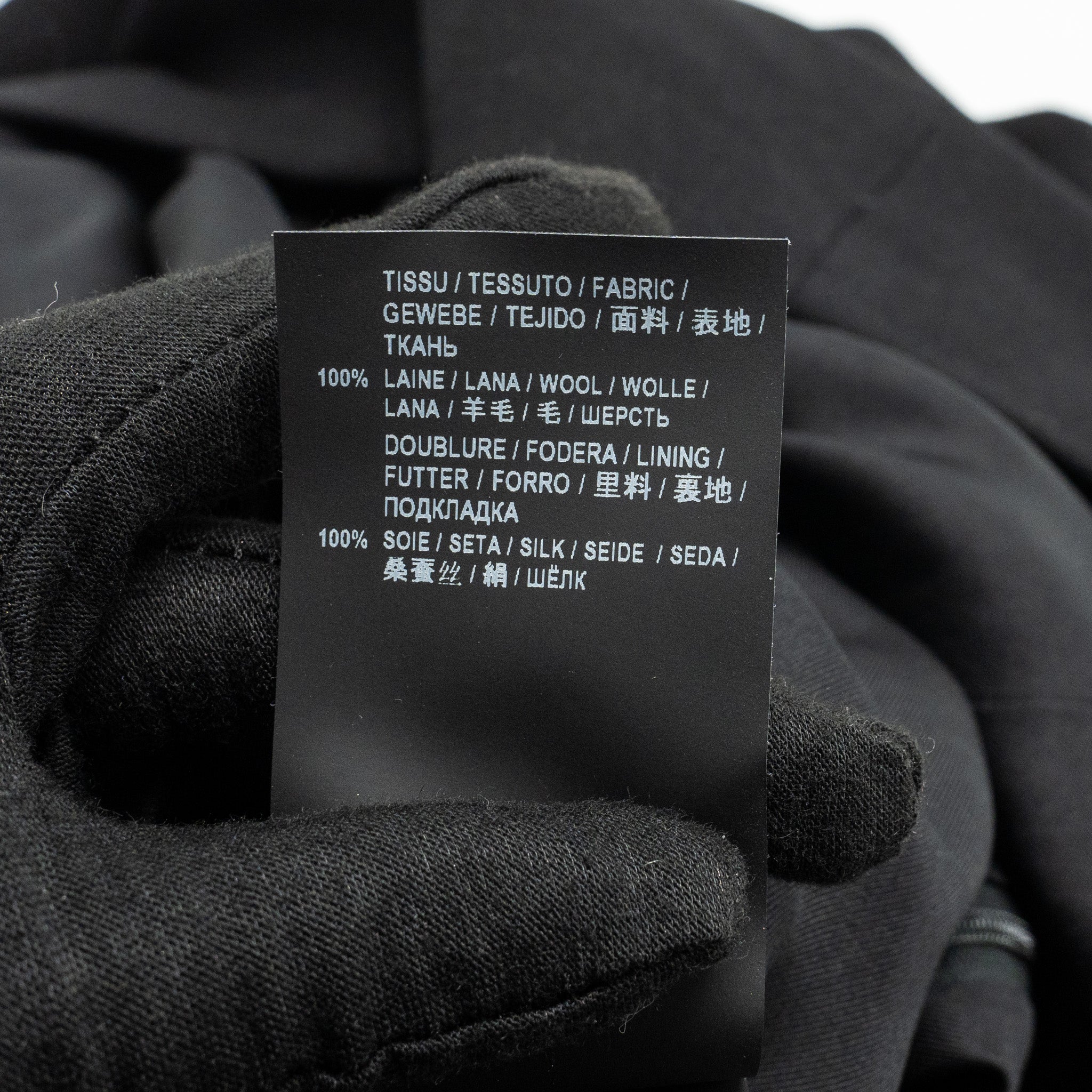 Saint Laurent Size 38 Dress Wool/Silk Black - Image 6