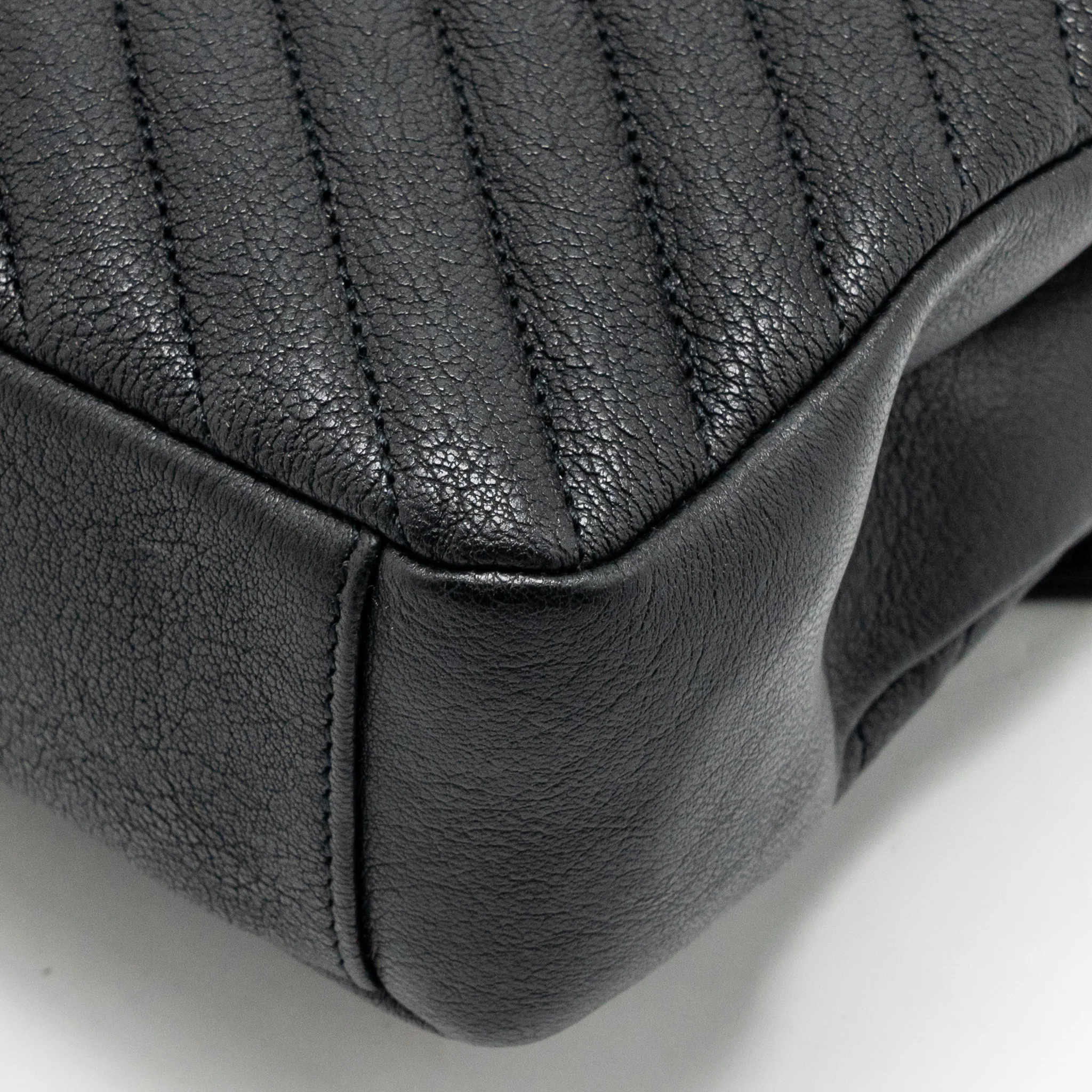 Saint Laurent/YSL Medium College Bag Lambskin Black SHW - Image 12