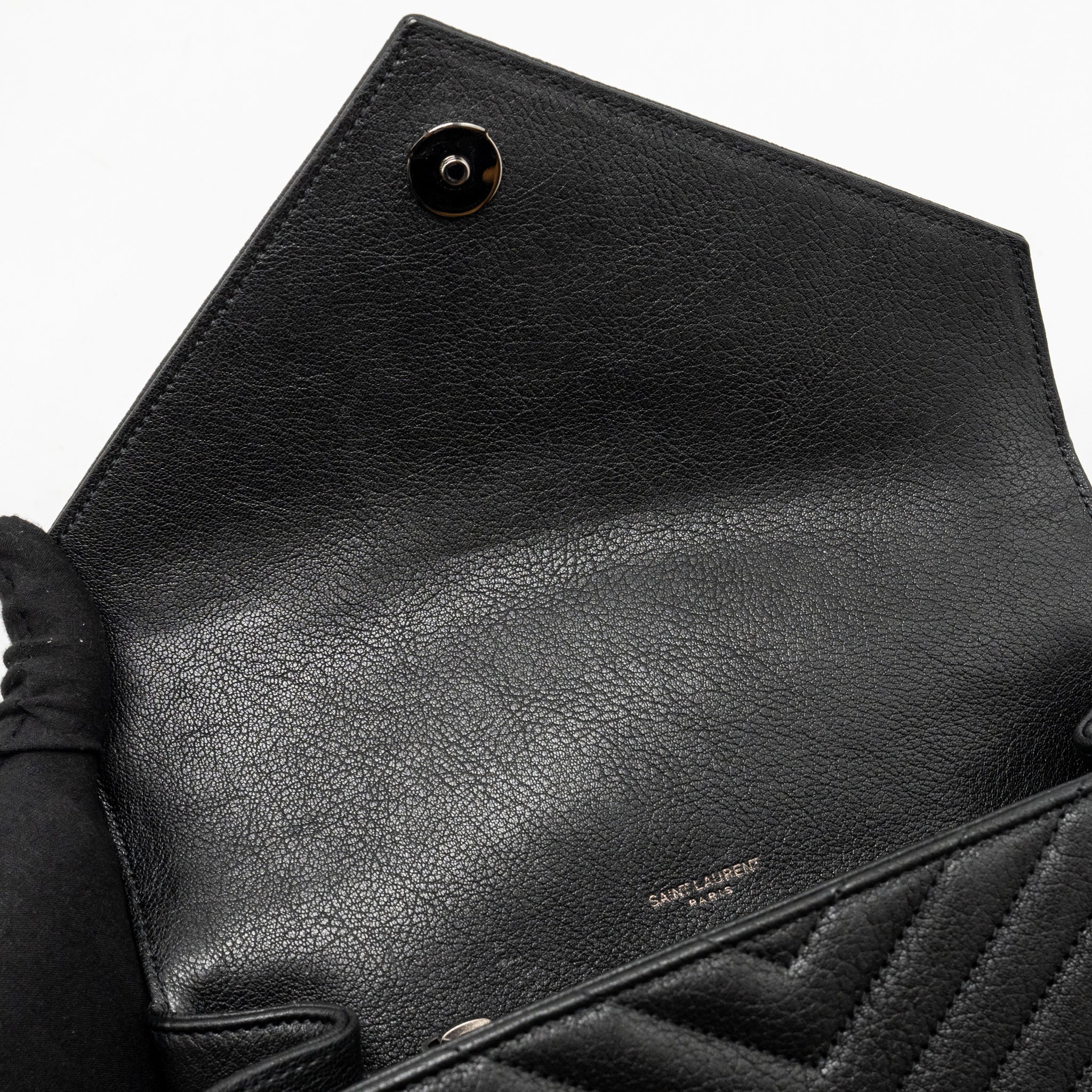 Saint Laurent/YSL Medium College Bag Lambskin Black SHW - Image 16