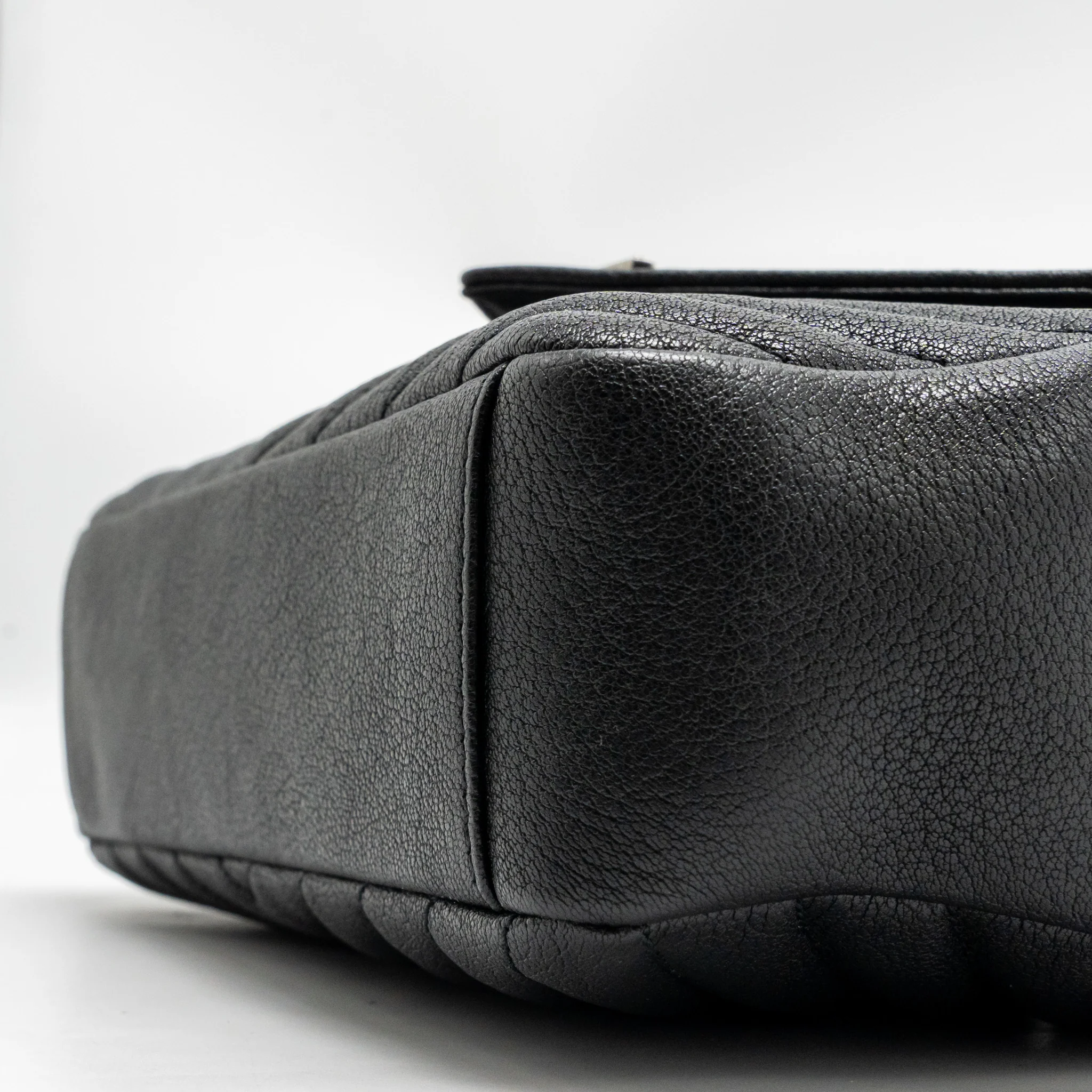 Saint Laurent/YSL Medium College Bag Lambskin Black SHW - Image 8