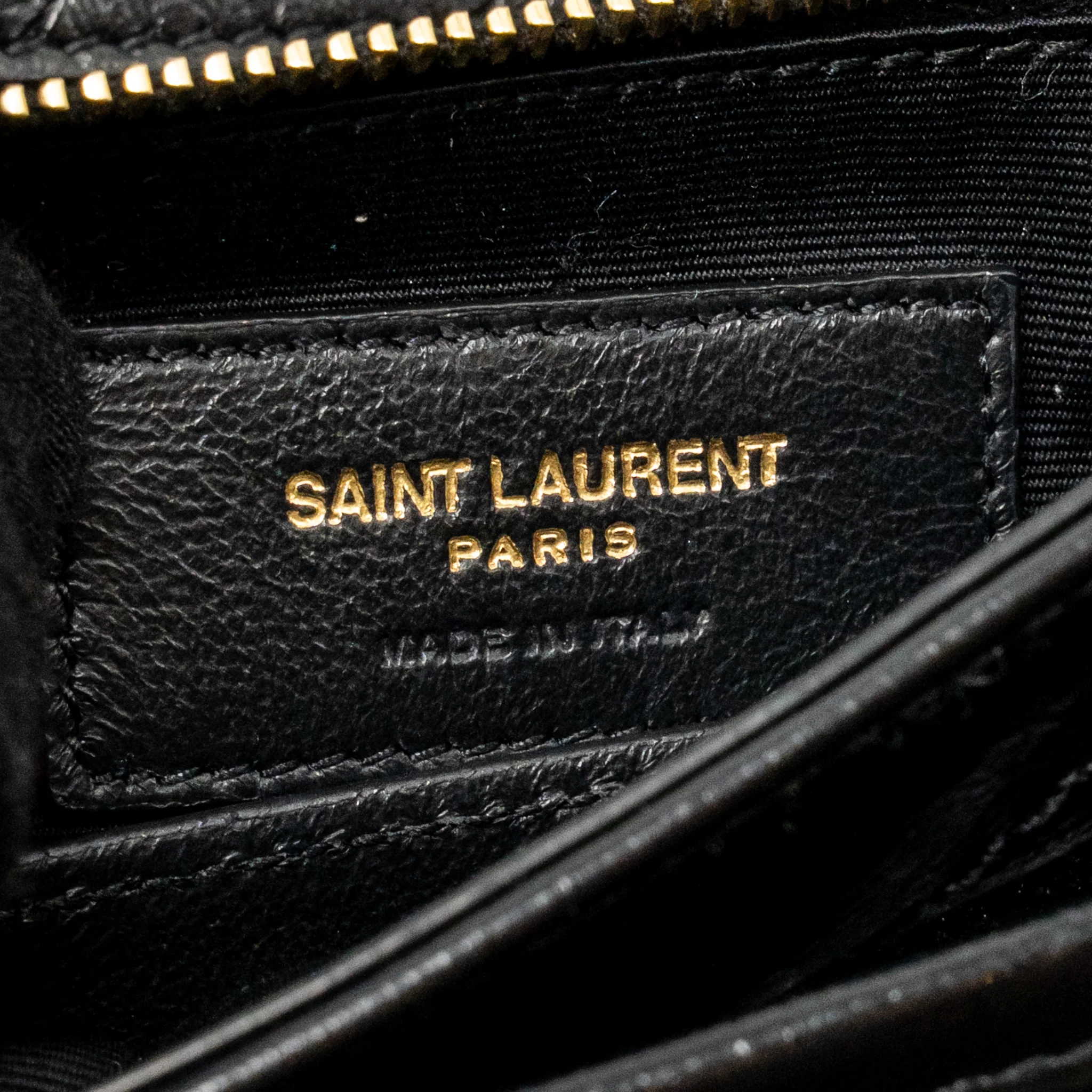 Saint Laurent/YSL Medium Niki Chain Bag Vintage Calfskin Black GHW - Image 15