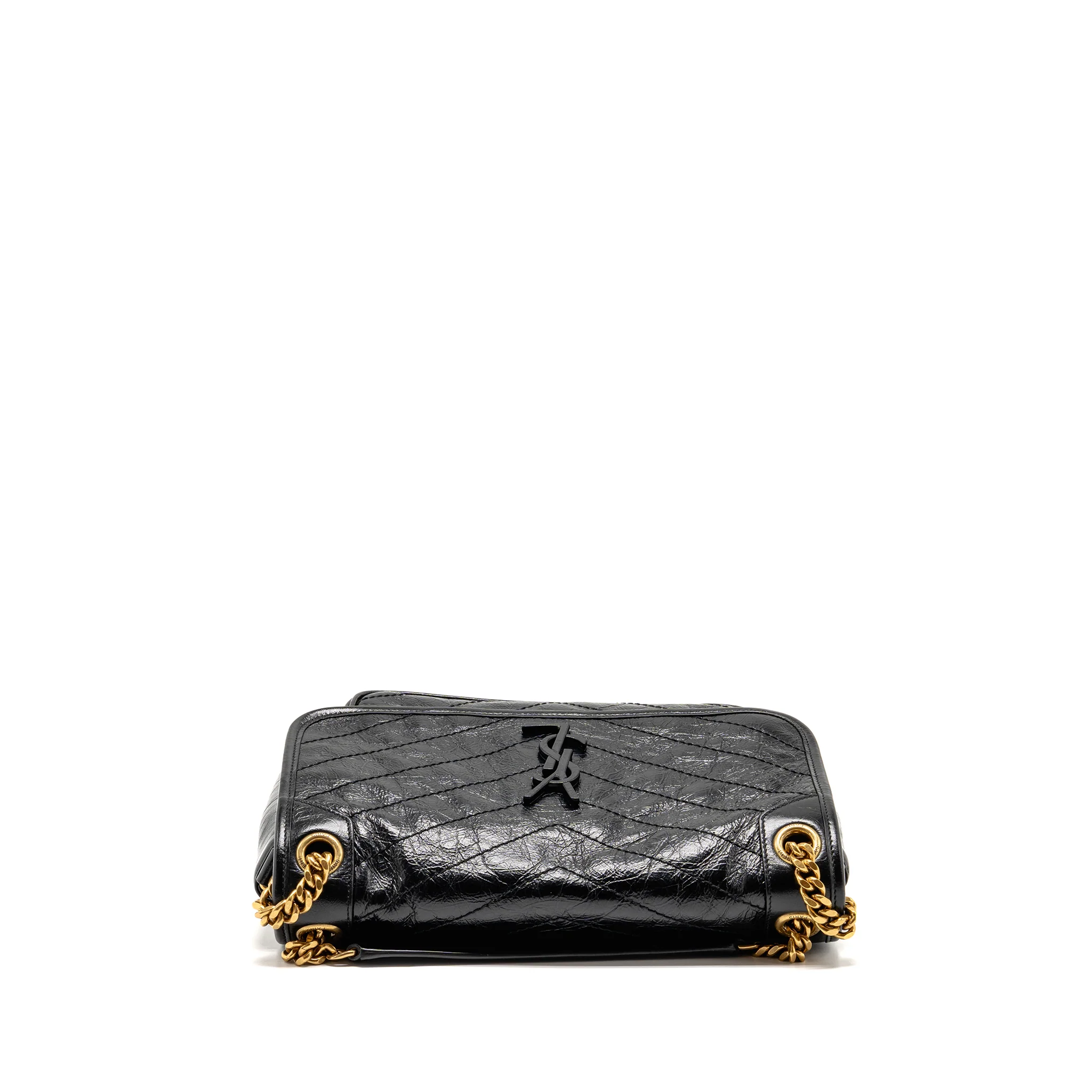 Saint Laurent/YSL Medium Niki Chain Bag Vintage Calfskin Black GHW - Image 5