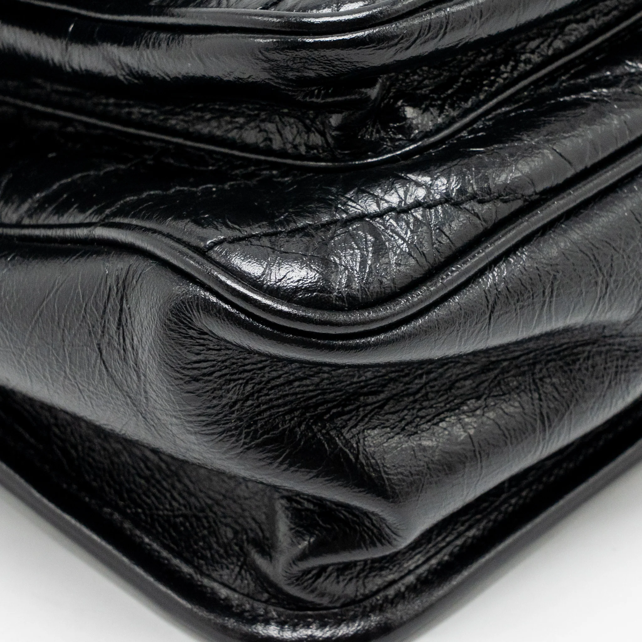Saint Laurent/YSL Medium Niki Chain Bag Vintage Calfskin Black GHW - Image 8