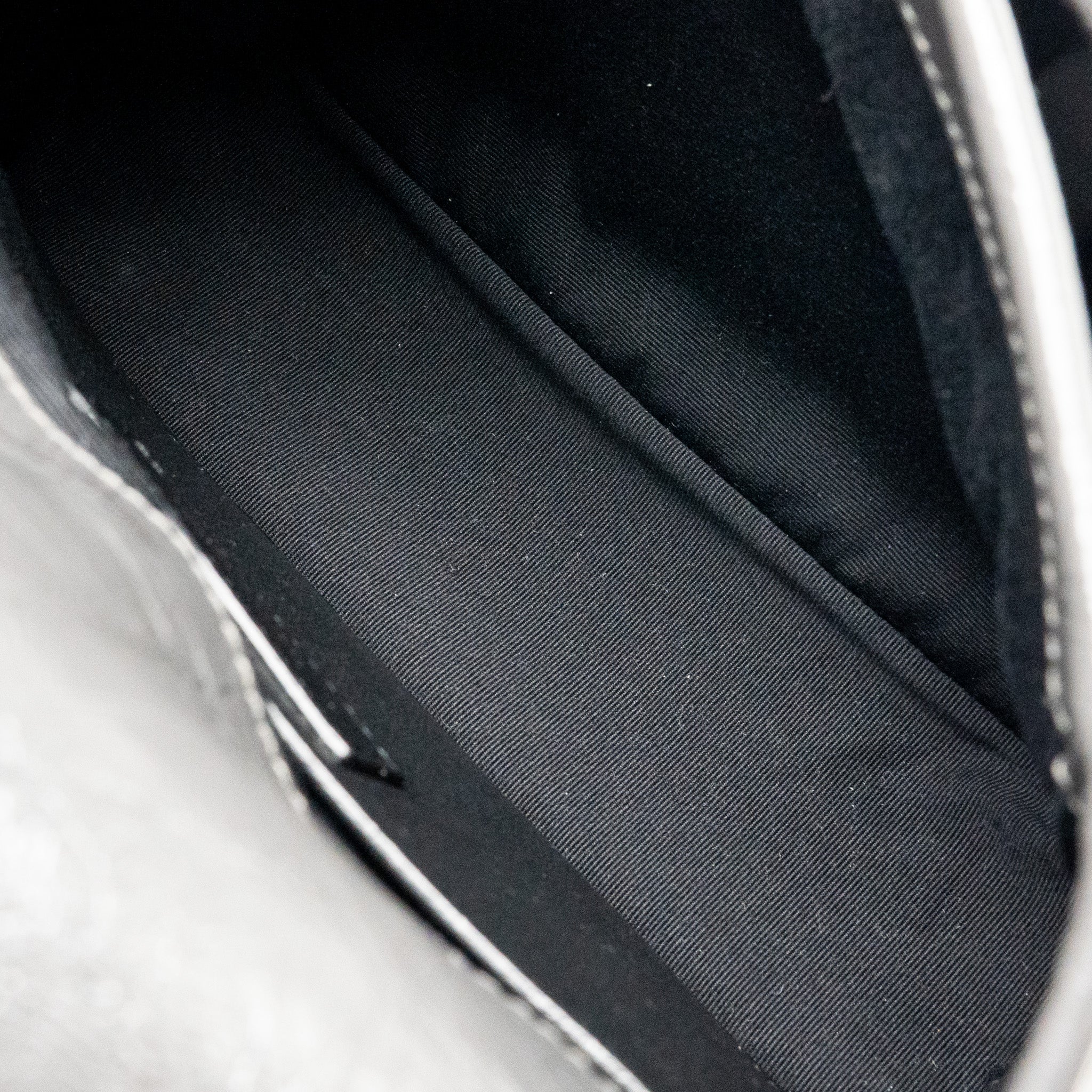 Saint Laurent/YSL Niki Baby Flap Bag Vintage Calfskin Grey Ruthenium Hardware - Image 14