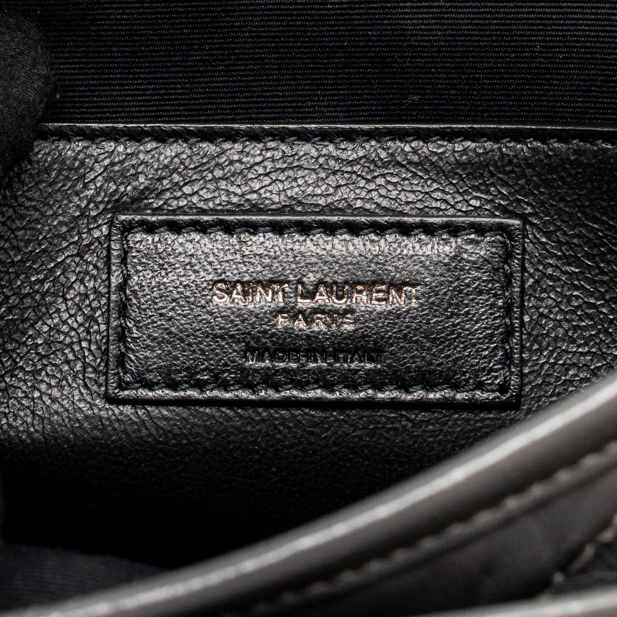Saint Laurent/YSL Niki Baby Flap Bag Vintage Calfskin Grey Ruthenium Hardware - Image 15