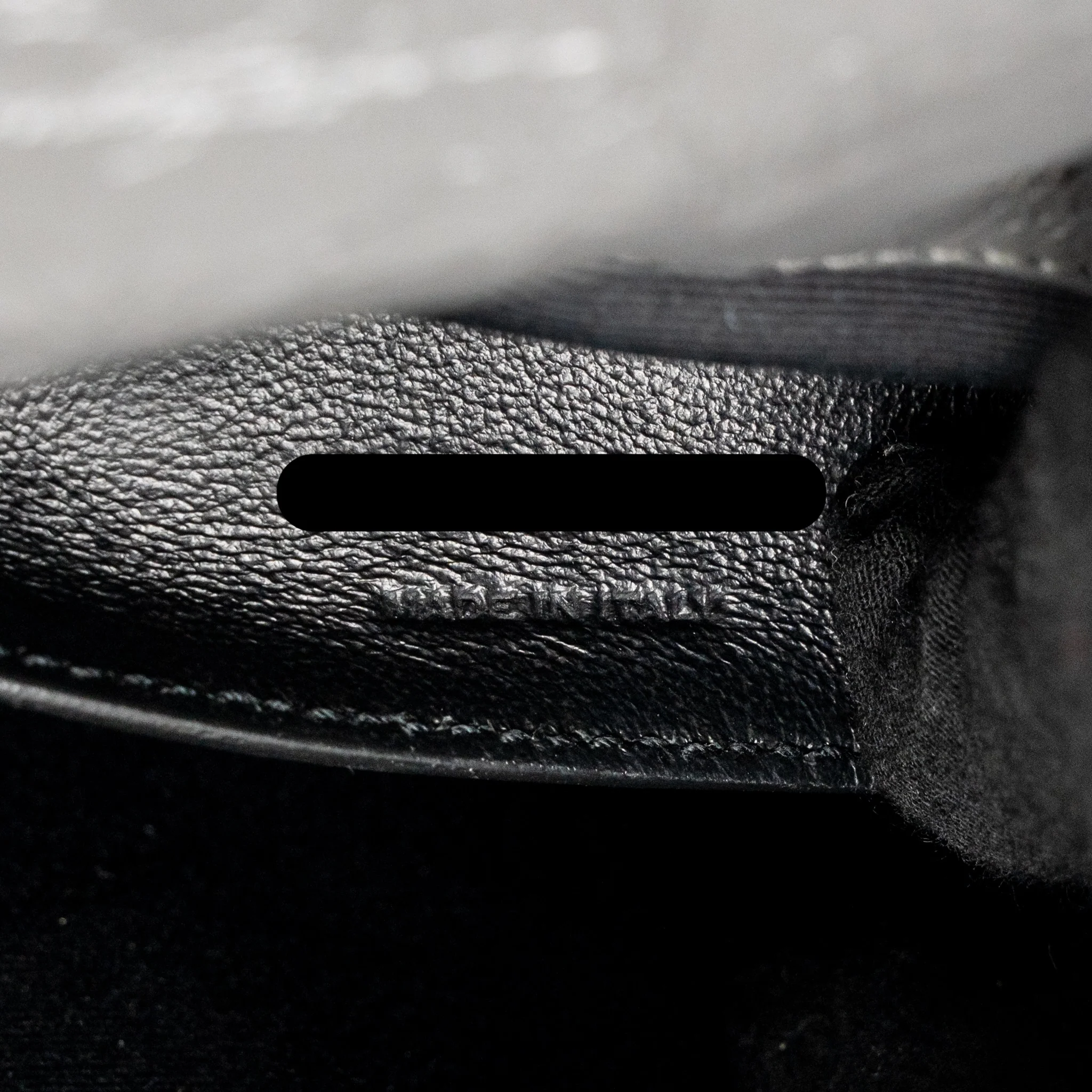 Saint Laurent/YSL Niki Baby Flap Bag Vintage Calfskin Grey Ruthenium Hardware - Image 16