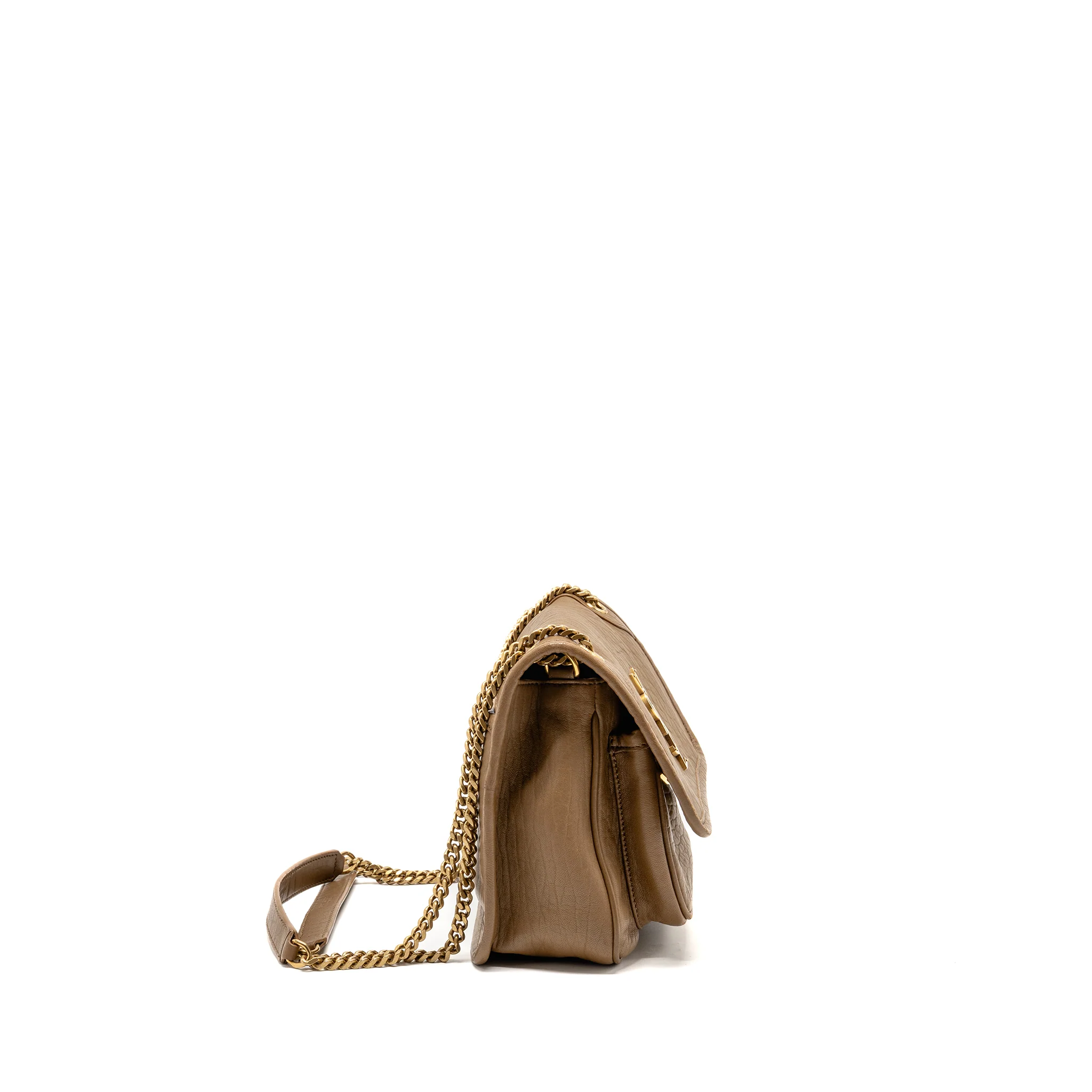 Saint Laurent/YSL Niki Baby Grained Lambskin Dark Cork GHW - Image 3