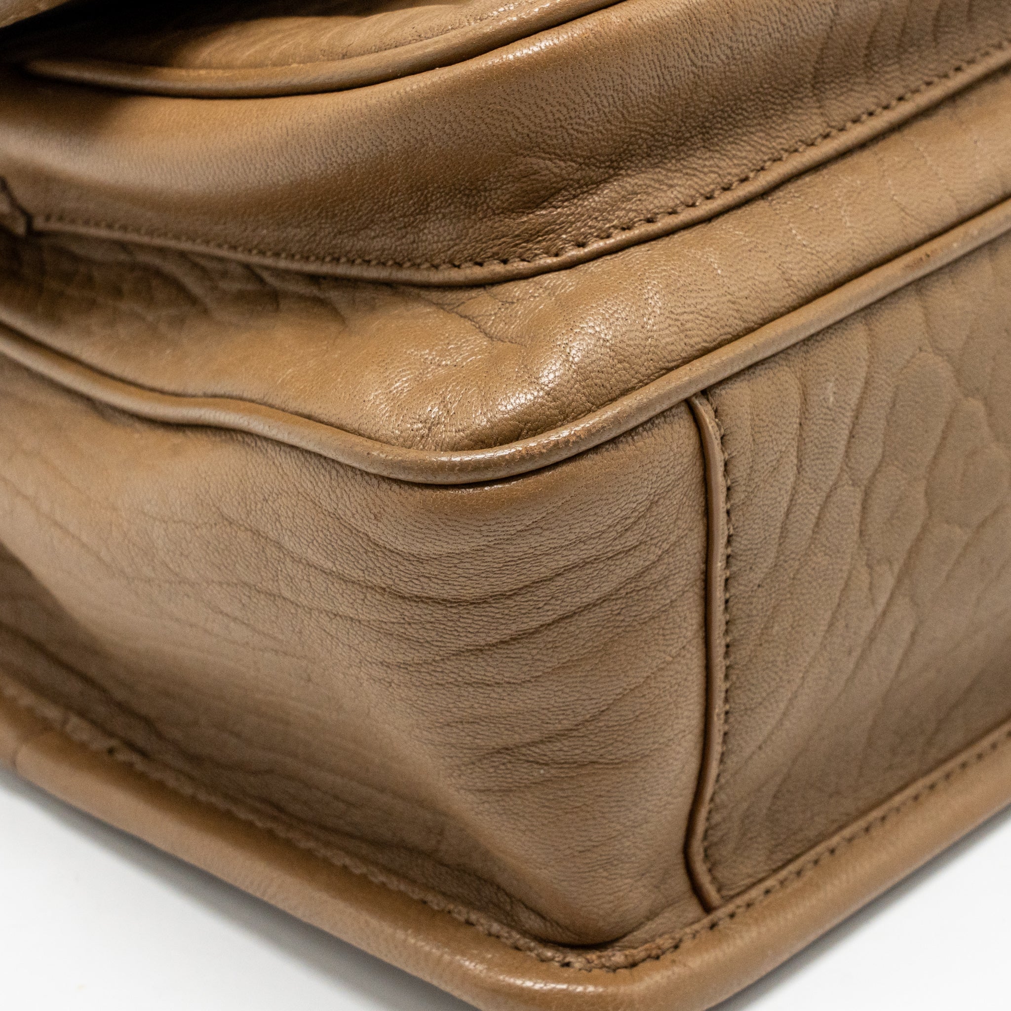 Saint Laurent/YSL Niki Baby Grained Lambskin Dark Cork GHW - Image 7