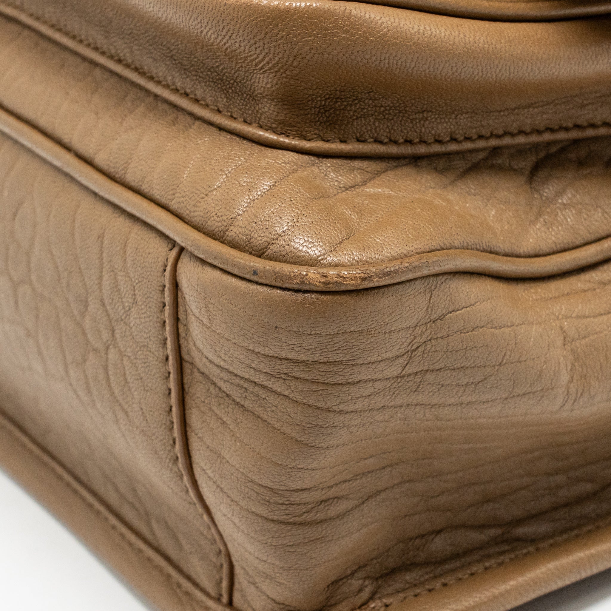 Saint Laurent/YSL Niki Baby Grained Lambskin Dark Cork GHW - Image 8