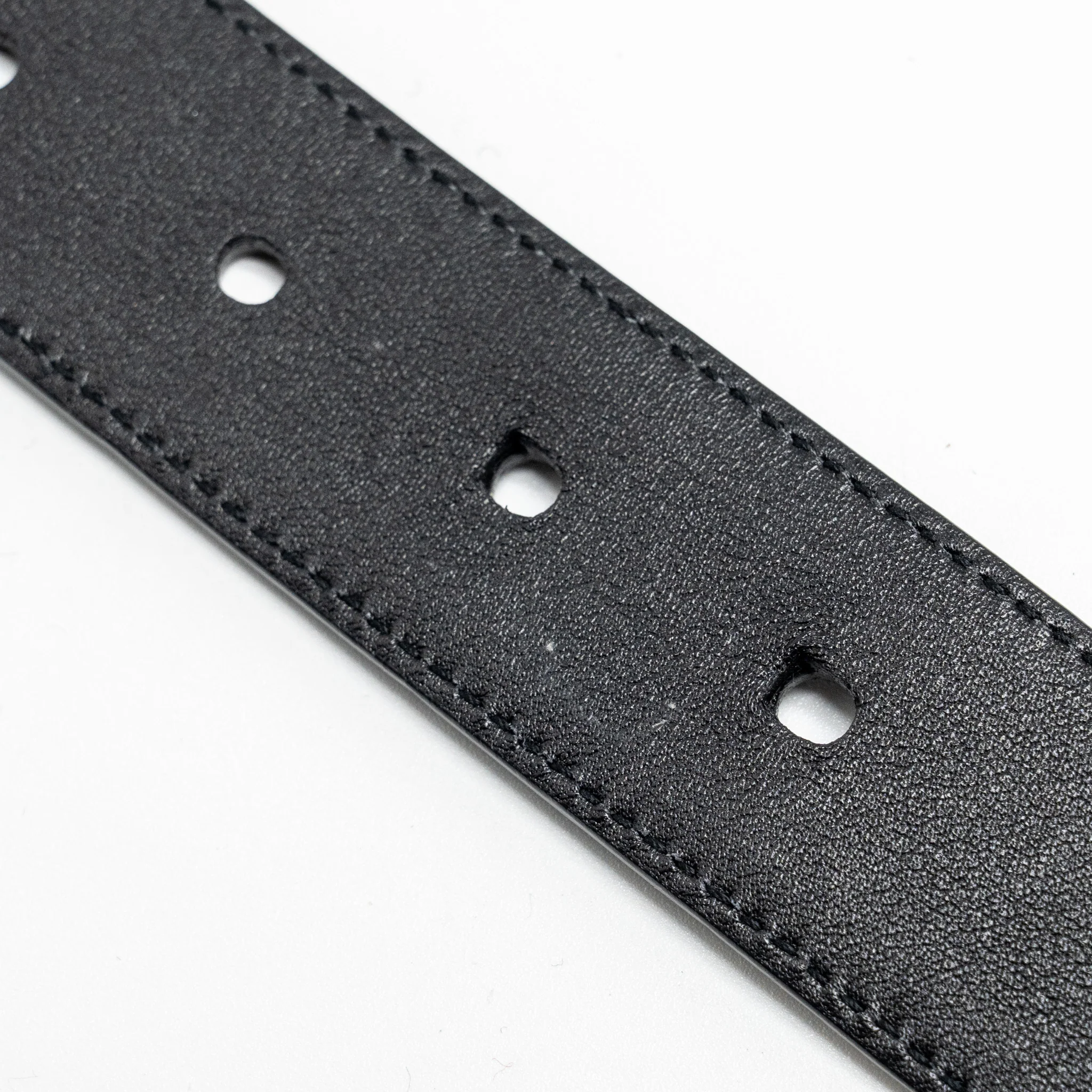 Saint Laurent/YSL Size 80 Cassandre Belt Square Buckle Calfskin Black SHW - Image 8