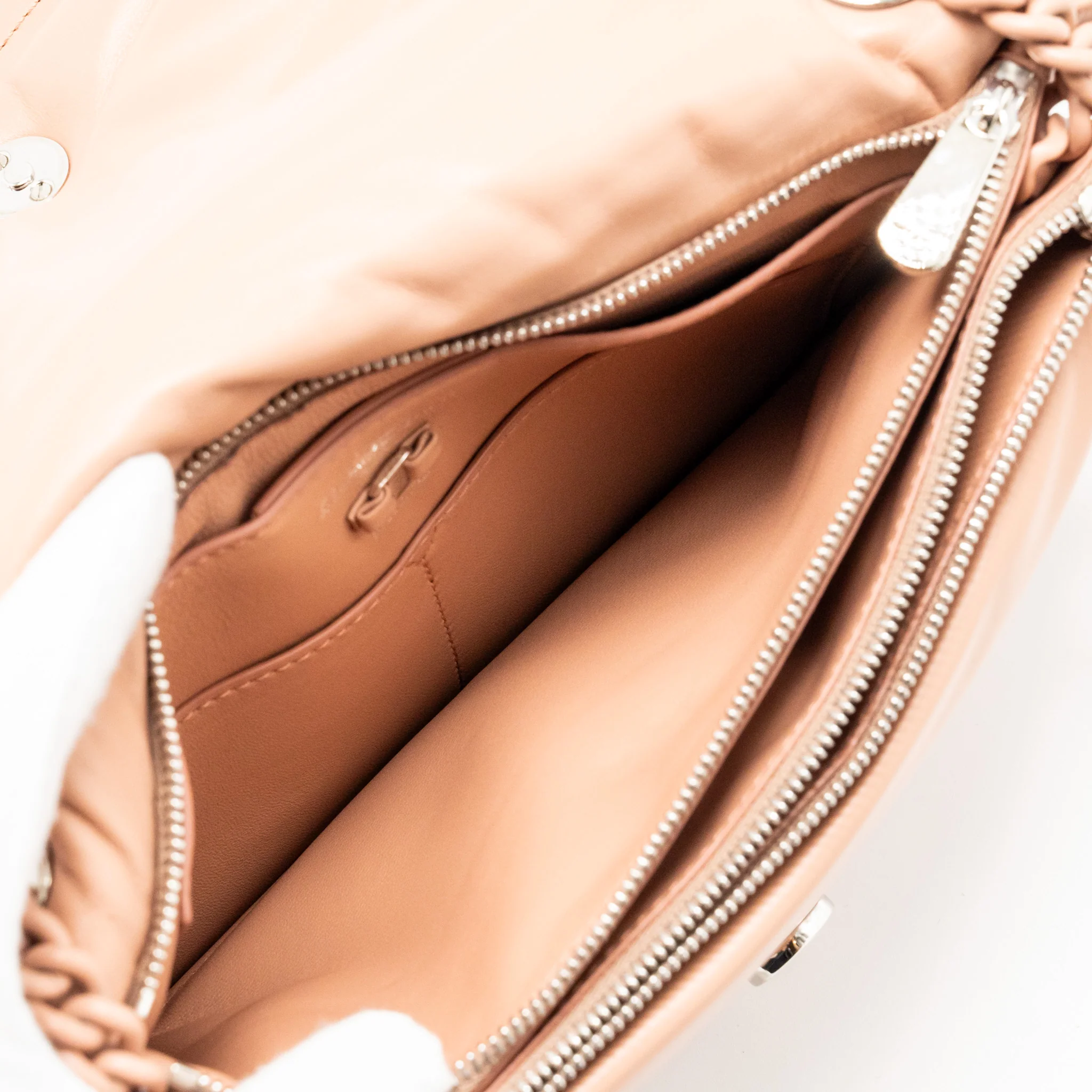 Salvatore Ferragamo Viva Bow Shoulder Bag Leather Dust Pink SHW - Image 15