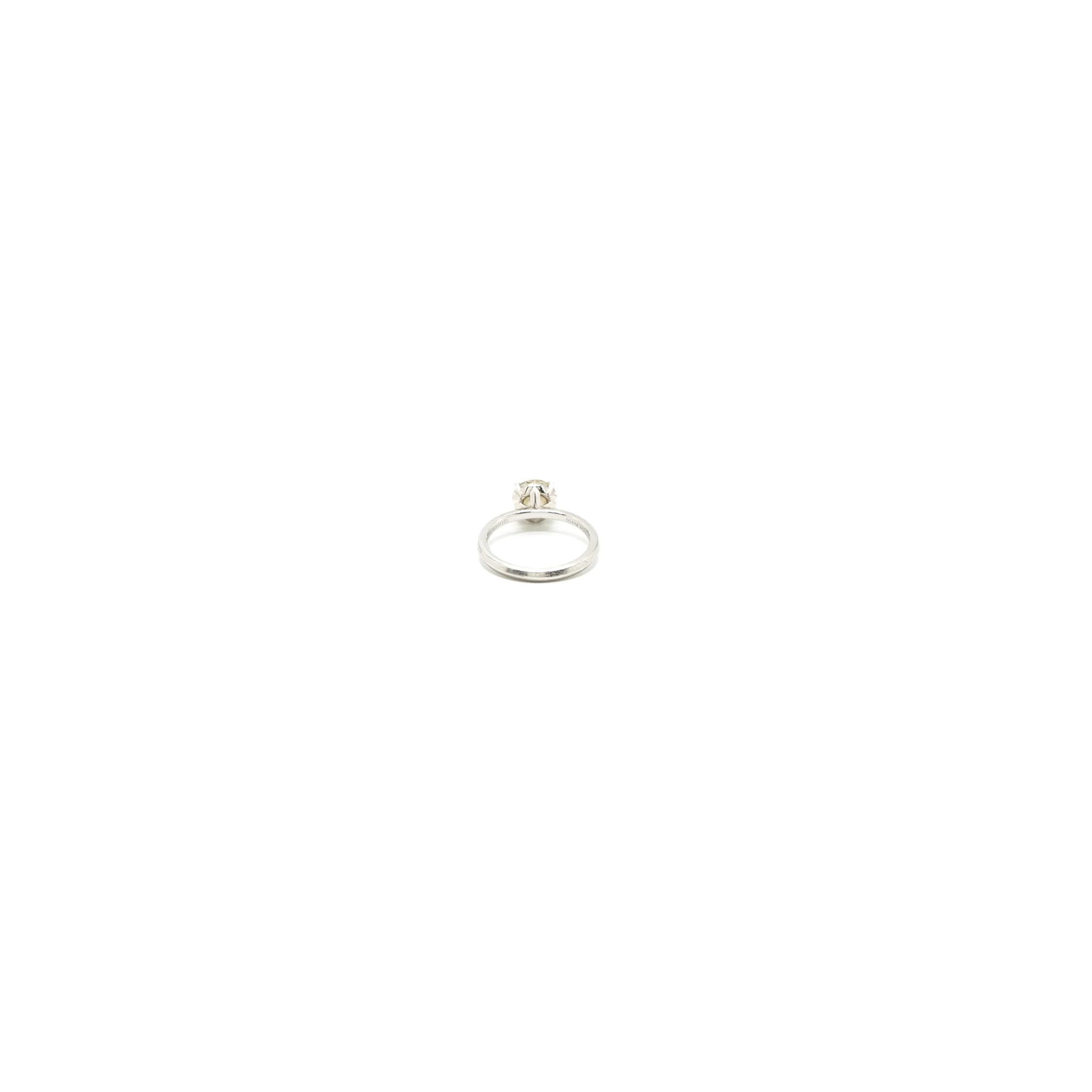 Tiffany US4 diamond ring 1.16 CT , I color, VVS1 - Image 4