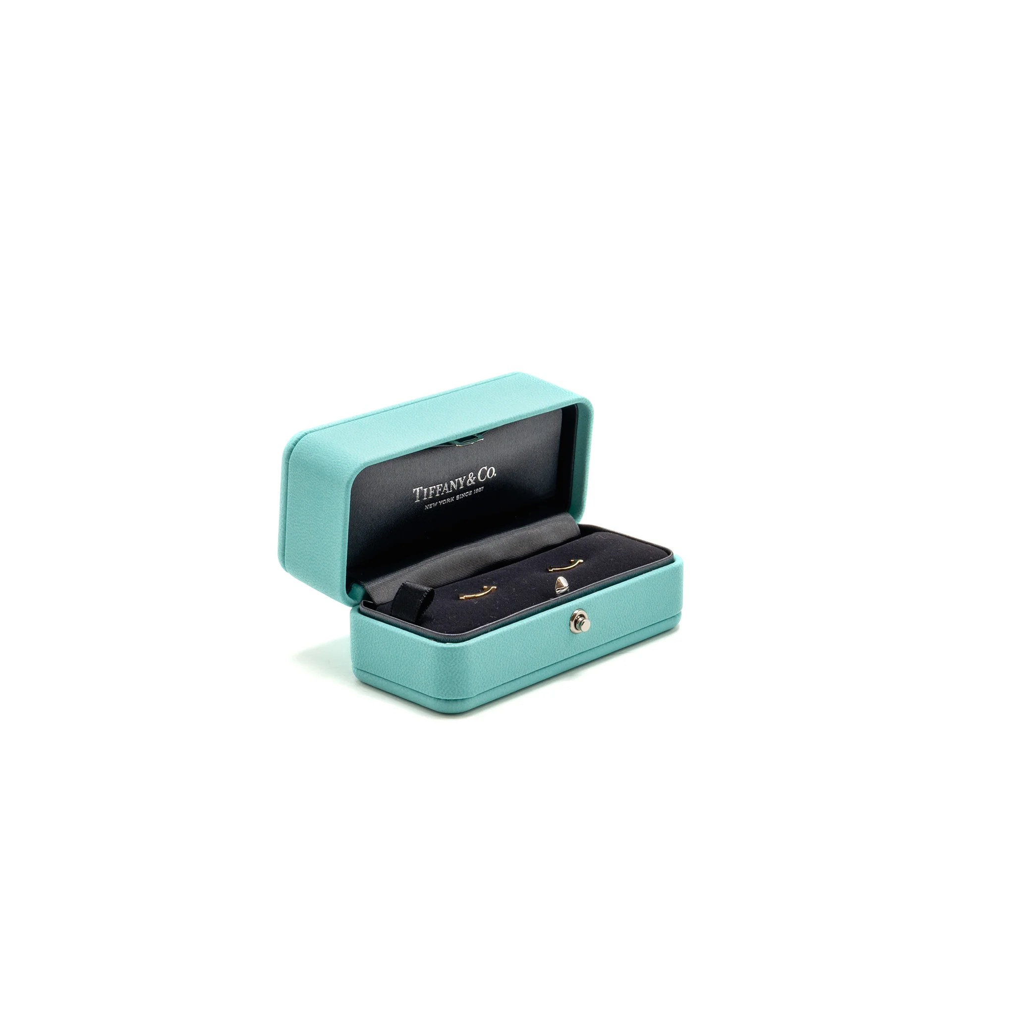 Tiffany T Smile Earrings, Mini Model Yellow Gold - Image 2