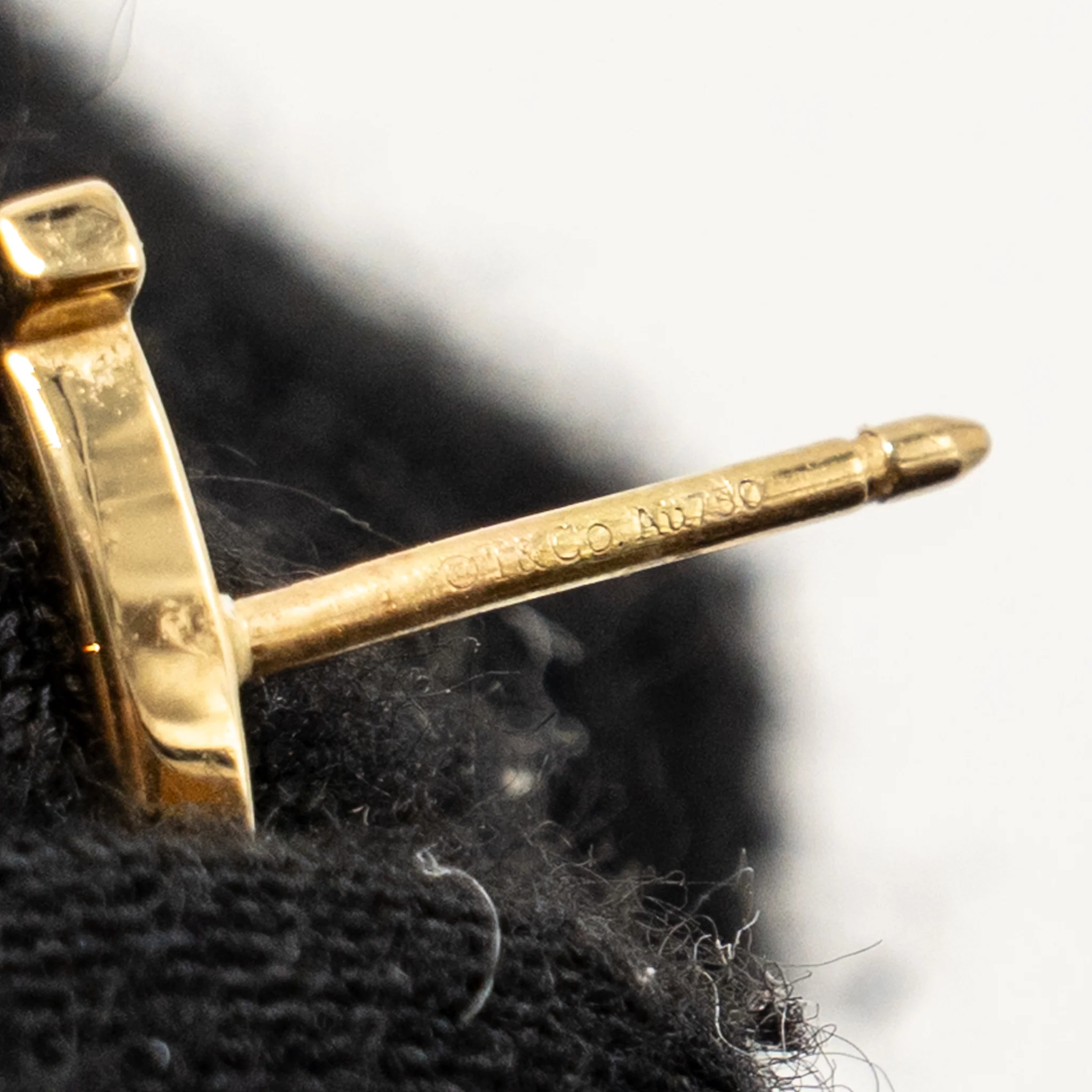 Tiffany T Smile Earrings, Mini Model Yellow Gold - Image 5
