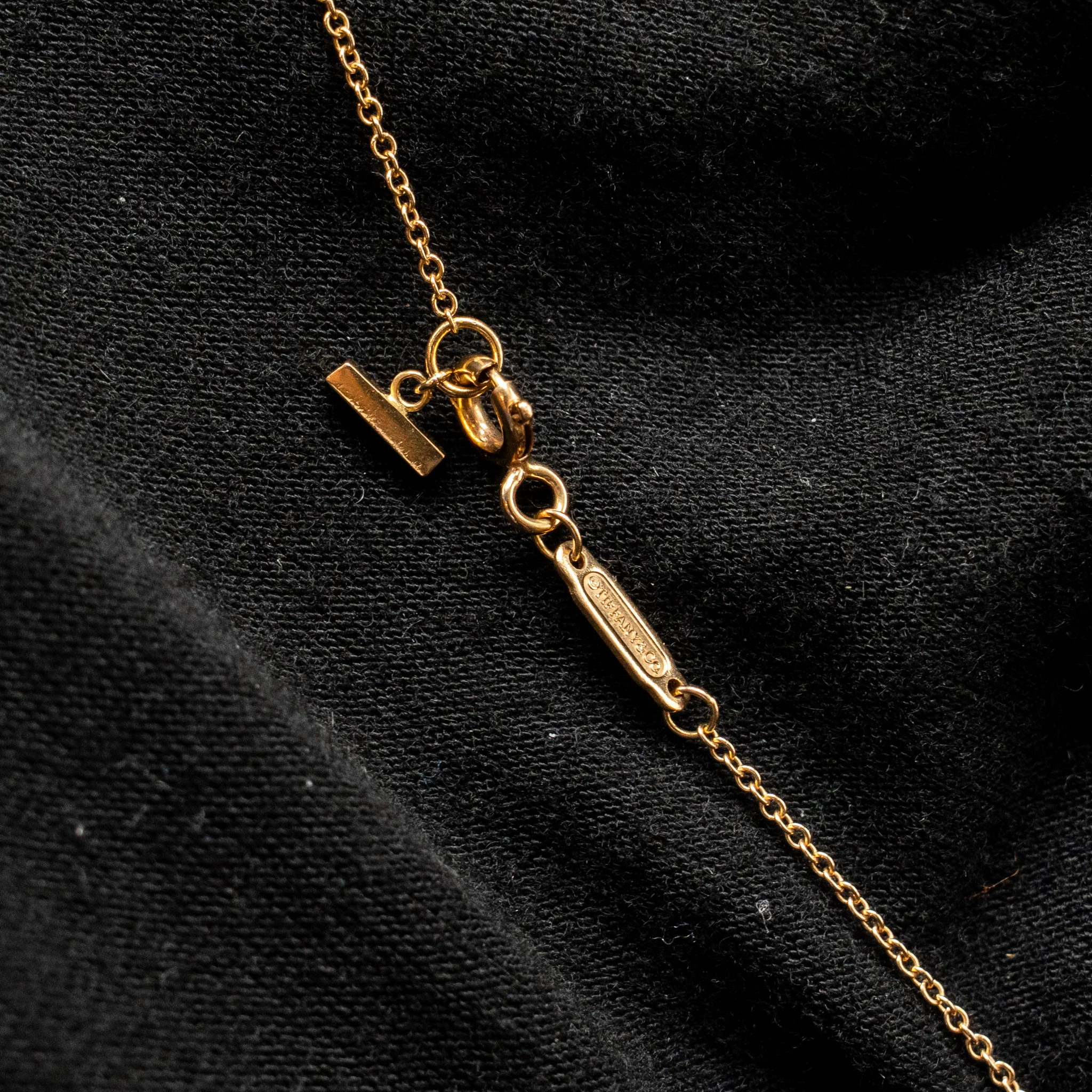 Tiffany T Smile Pendant Rose Gold, Small Model - Image 5