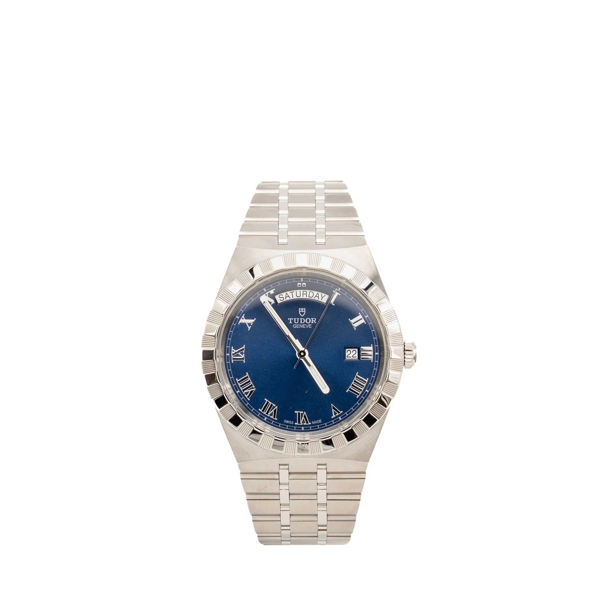 Tudor Royal 41mm Watch Steel Case Blue Dial M:28600-0005