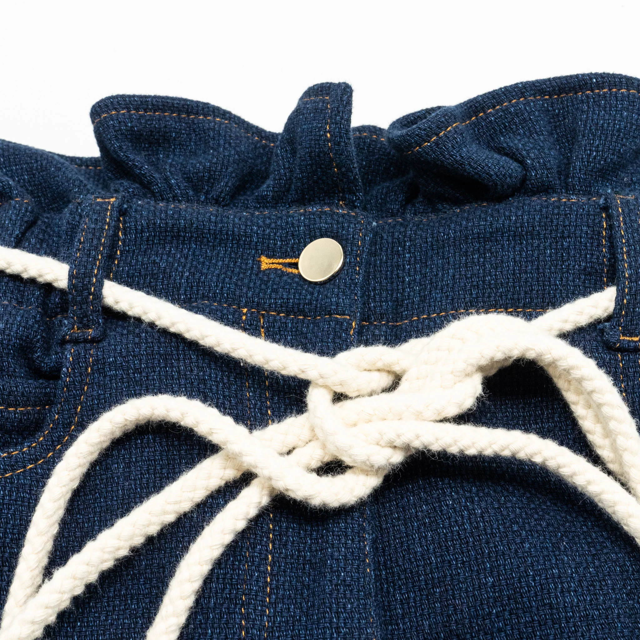 Valentino Size 26 Denim Shorts Cotton Dark Blue - Image 4
