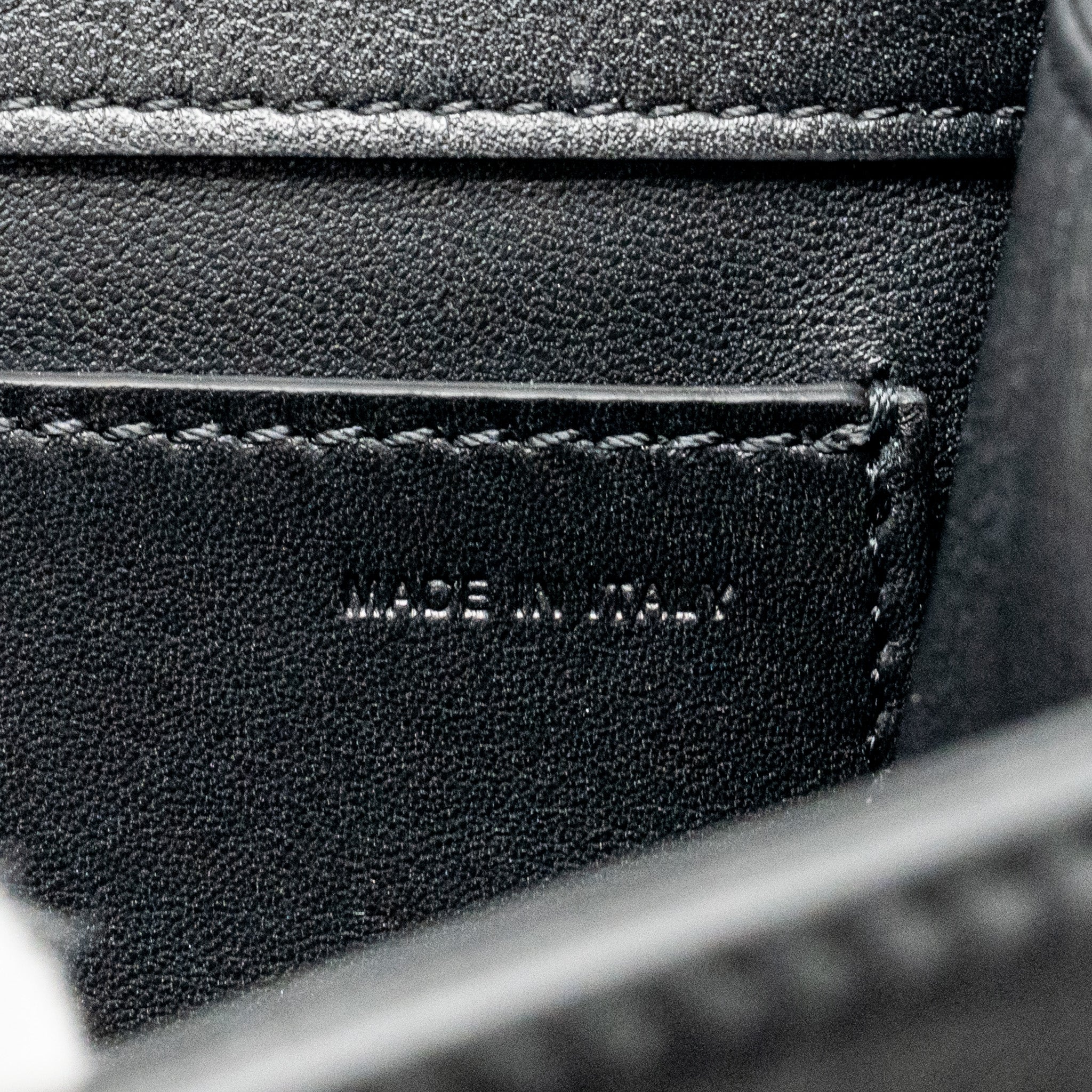 Valentino Small V Logo Crossbody Bag Calfskin Black GHW - Image 15