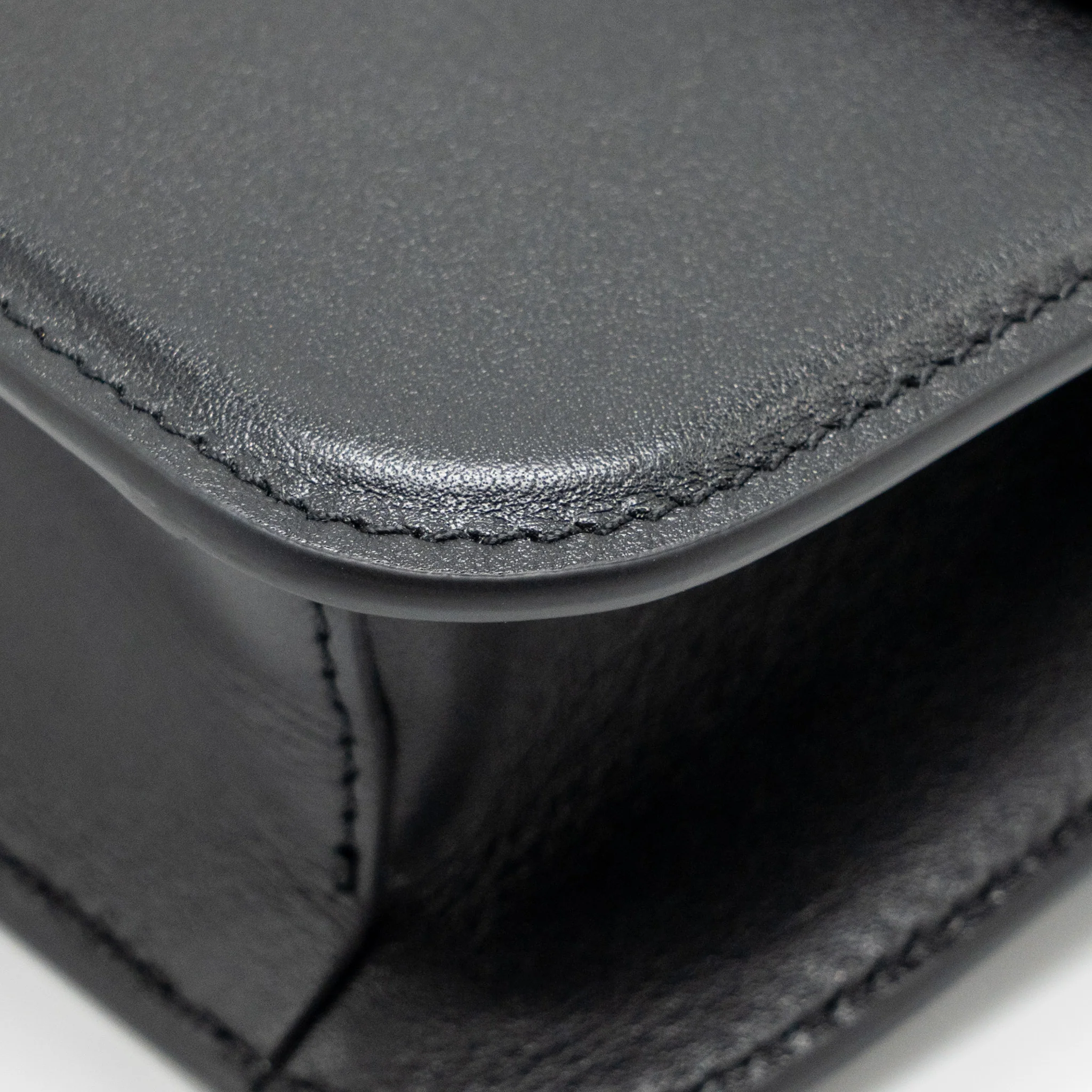 Valentino Small V Logo Crossbody Bag Calfskin Black GHW - Image 8