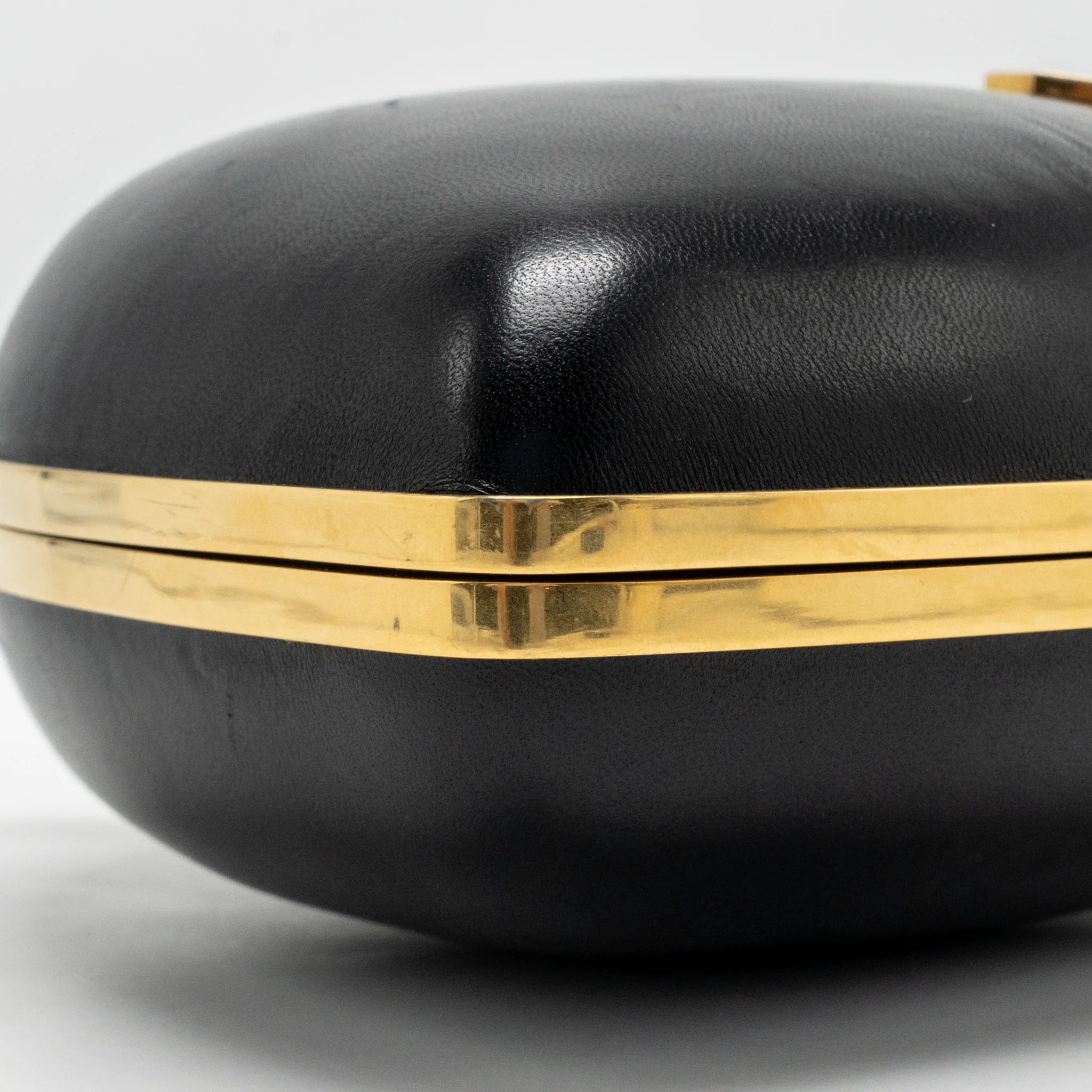 Saint Laurent/YSL Boite Love Clutch with Chain Leather Black GHW - Image 7